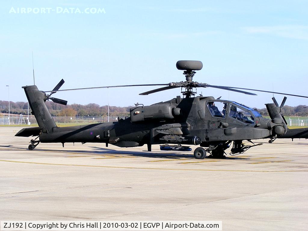 ZJ192, 2005 Westland Apache AH.1 C/N WAH.27, Army Air Corps Westland WAH-64 Apache AH1 673 Sqn