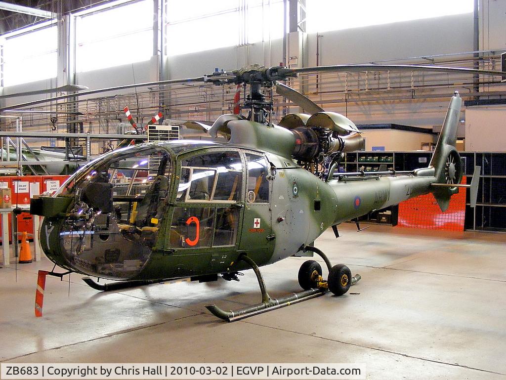 ZB683, Westland SA-341B Gazelle AH1 C/N 1990, Westland Gazelle AH.1