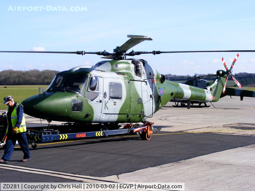 ZD281, 1983 Westland Lynx AH.7 C/N 304, Army Air Corps 671 Sqn