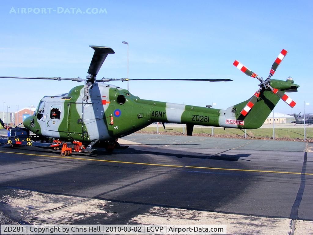 ZD281, 1983 Westland Lynx AH.7 C/N 304, Army Air Corps 671 Sqn