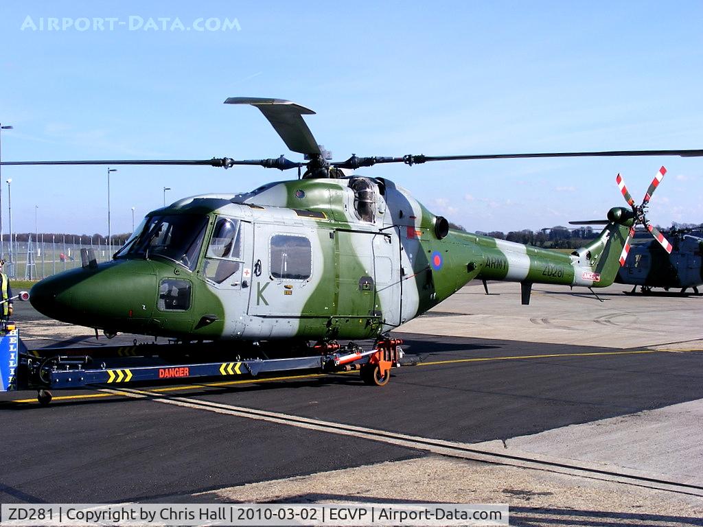 ZD281, 1983 Westland Lynx AH.7 C/N 304, Army Air Corps 671 Sqn Westland Lynx AH.7
