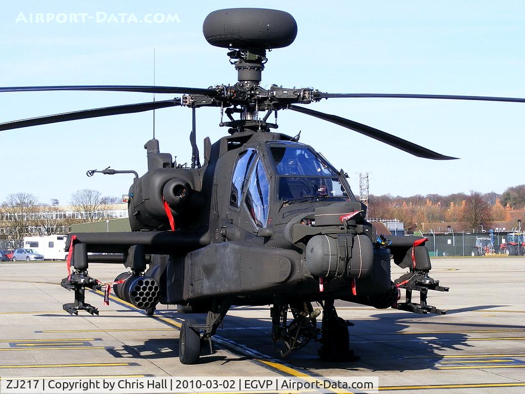 ZJ217, 2003 Westland Apache AH.1 C/N DU051/WAH051, Army Air Corps Westland WAH-64 Apache AH1 673 Sqn