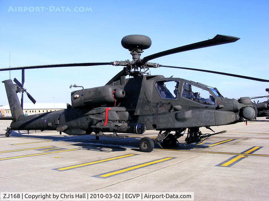 ZJ168, 1999 Westland Apache AH.1 C/N WAH.3, Army Air Corps Westland WAH-64 Apache AH1 673 Sqn