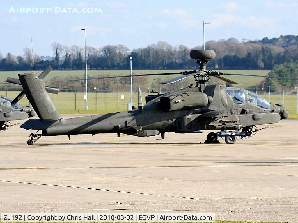 ZJ192, 2005 Westland Apache AH.1 C/N WAH.27, Army Air Corps Westland WAH-64 Apache AH1 673 Sqn