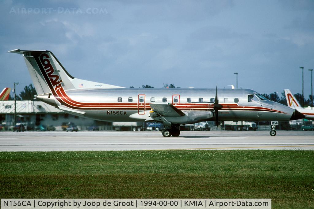 N156CA, 1989 Embraer EMB-120RT Brasilia C/N 120156, take off