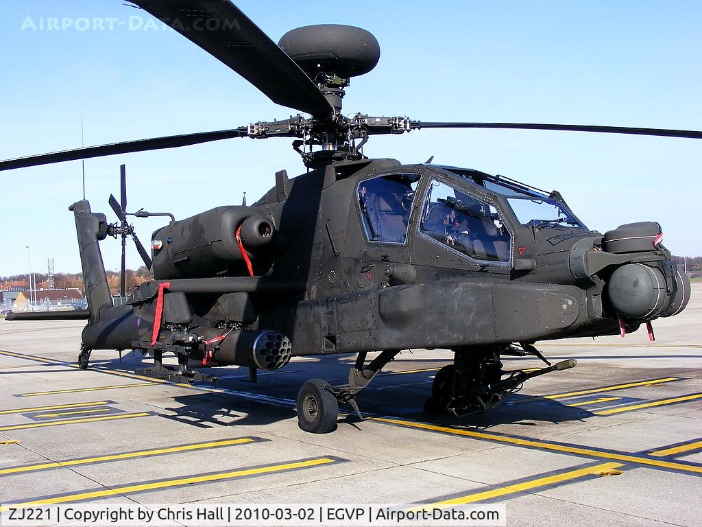 ZJ221, Westland Apache AH.1 C/N DU055/WAH055, Army Air Corps Westland WAH-64 Apache AH1 673 Sqn