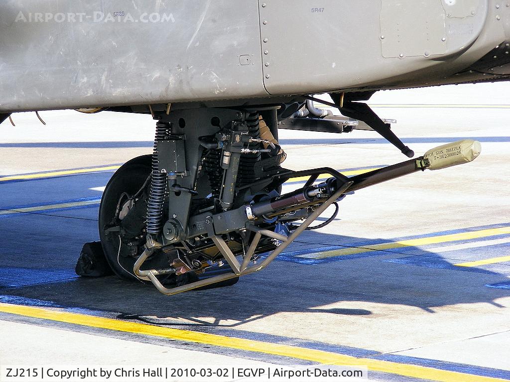 ZJ215, Westland Apache AH.1 C/N WAH.049, M230 Chain Gun