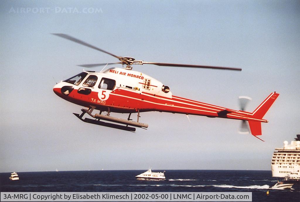 3A-MRG, 2002 Eurocopter AS-355N Ecureuil 2 C/N 5701, at Monaco heliport