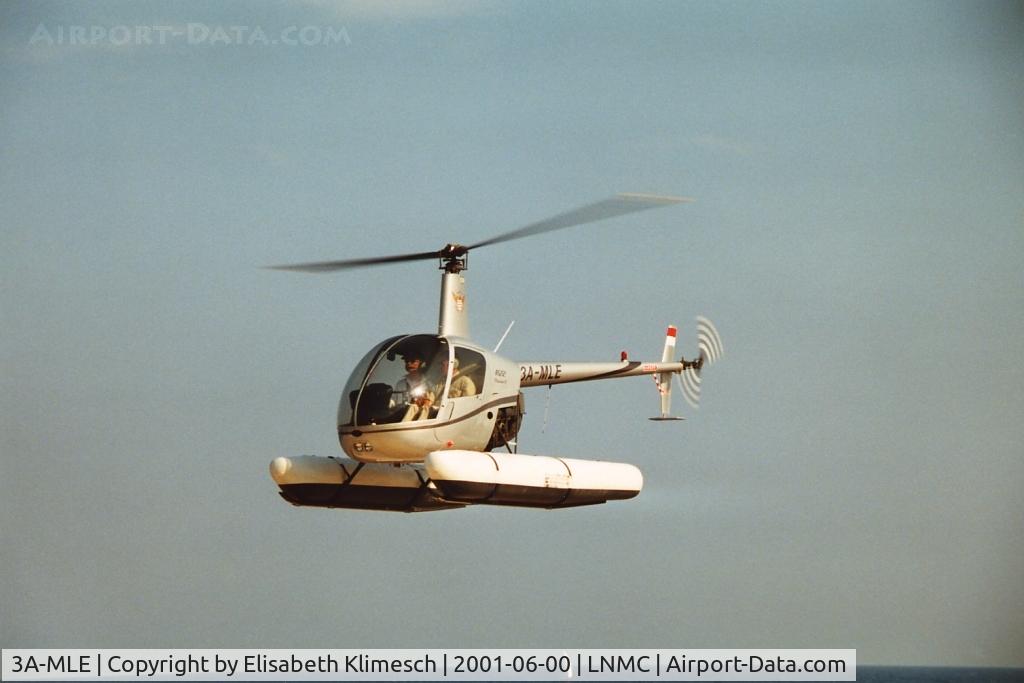 3A-MLE, Robinson R22 Mariner II C/N 2787M, at Monaco heliport