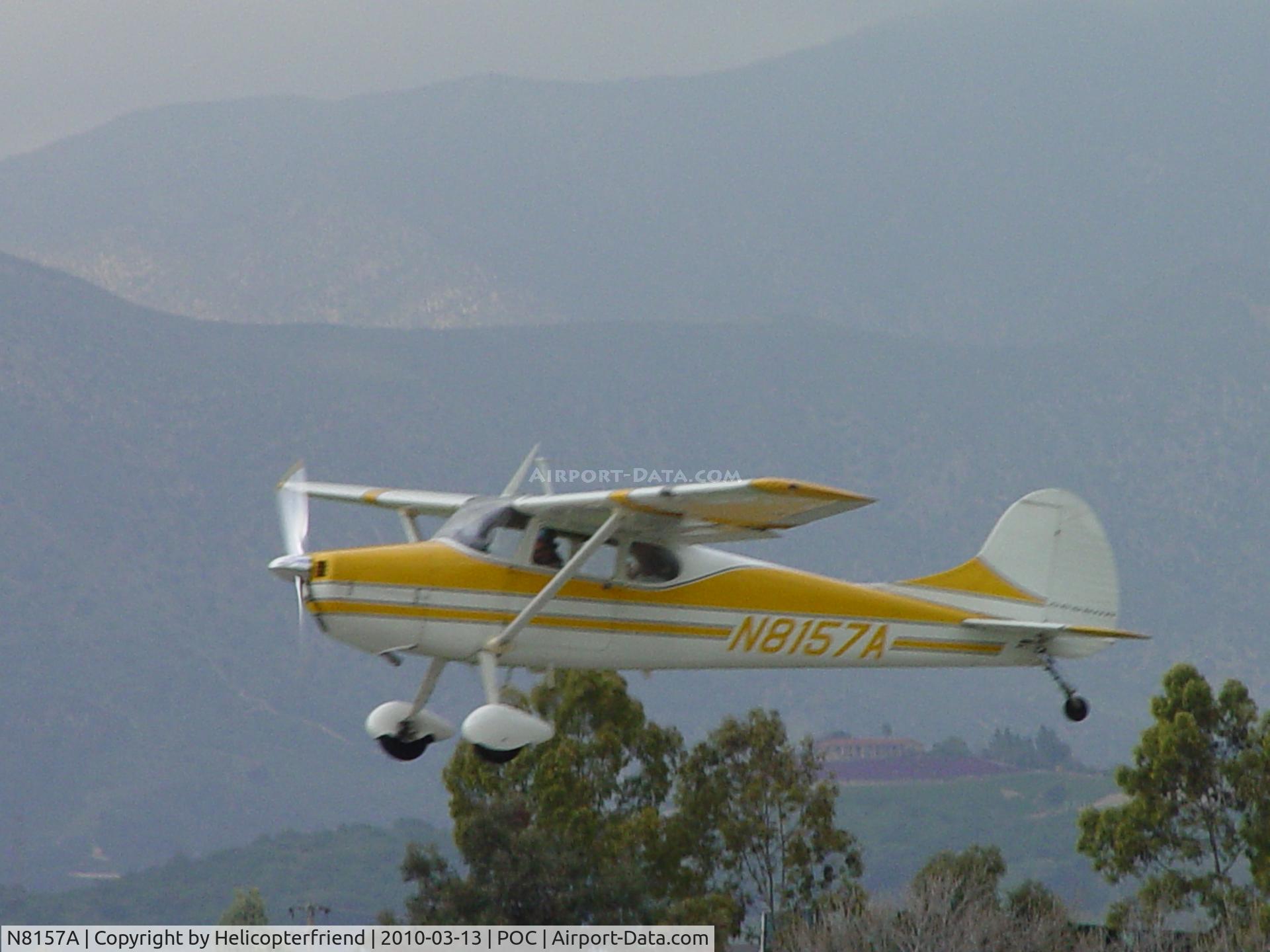 N8157A, 1952 Cessna 170B C/N 25009, Airbourne westbound from 26L