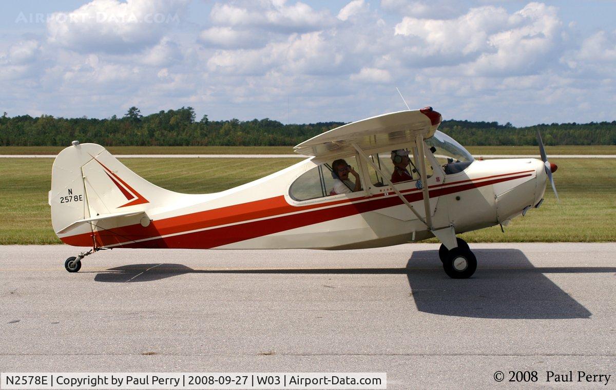 N2578E, 1946 Aeronca 7AC Champion C/N 7AC-6161, Fresh arrival tot he fly-in