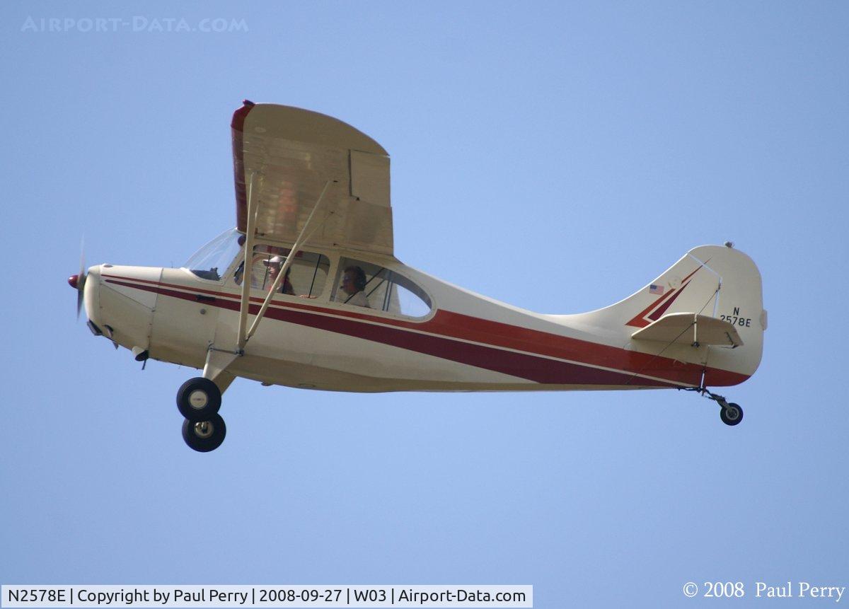 N2578E, 1946 Aeronca 7AC Champion C/N 7AC-6161, Deaprting Wilson, NC
