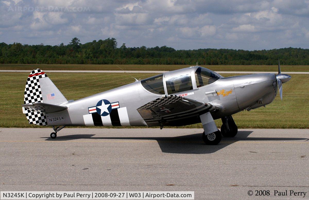 N3245K, 1946 Globe GC-1B Swift C/N 1238, Classic on her way to the parking area