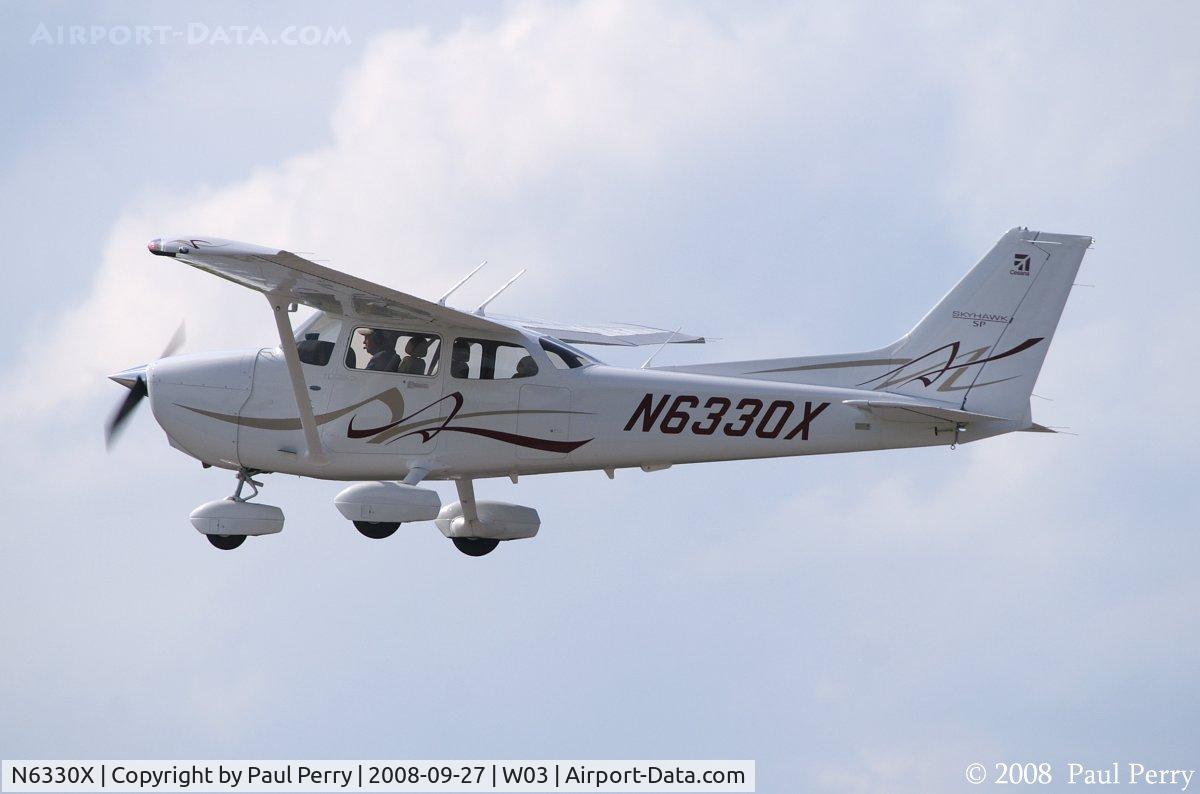N6330X, 2008 Cessna 172S C/N 172S10776, Headed out after a full day