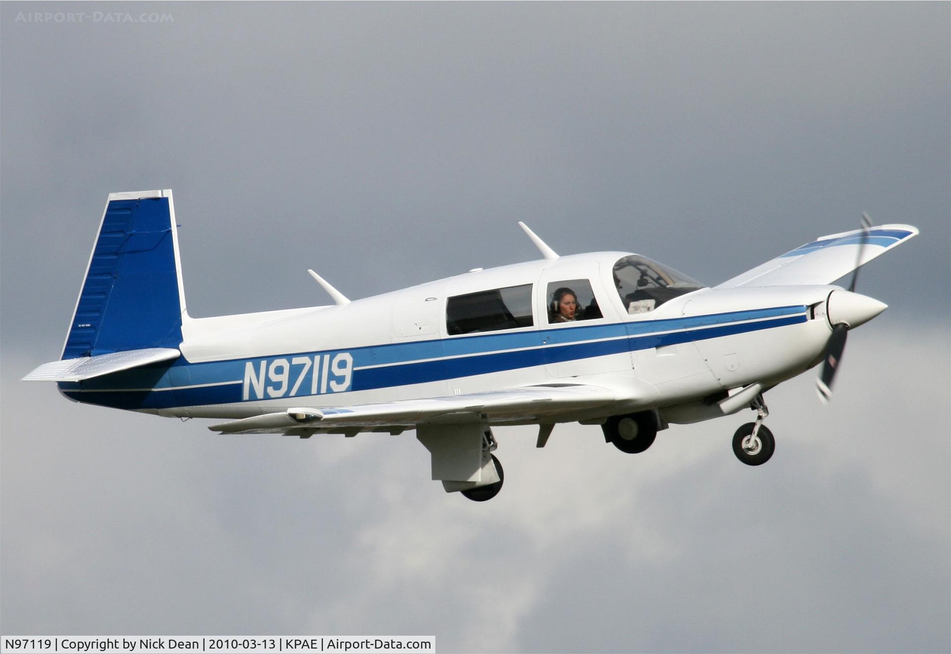 N97119, 1981 Mooney M20K C/N 25-0503, KPAE