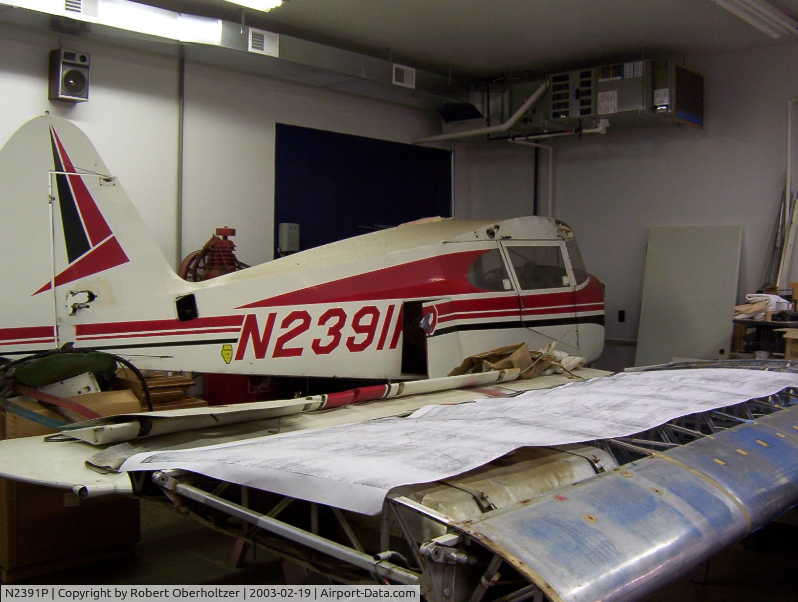 N2391P, 1955 Piper PA-22-150 Tri-Pacer C/N 22-2782, plane is being restored