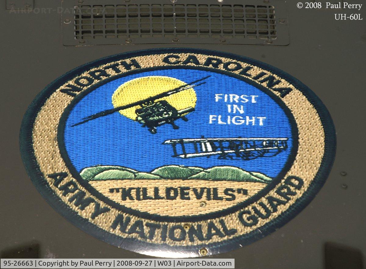 95-26663, 1995 Sikorsky UH-60L Black Hawk C/N 70-2188, Closer look at the unit badge