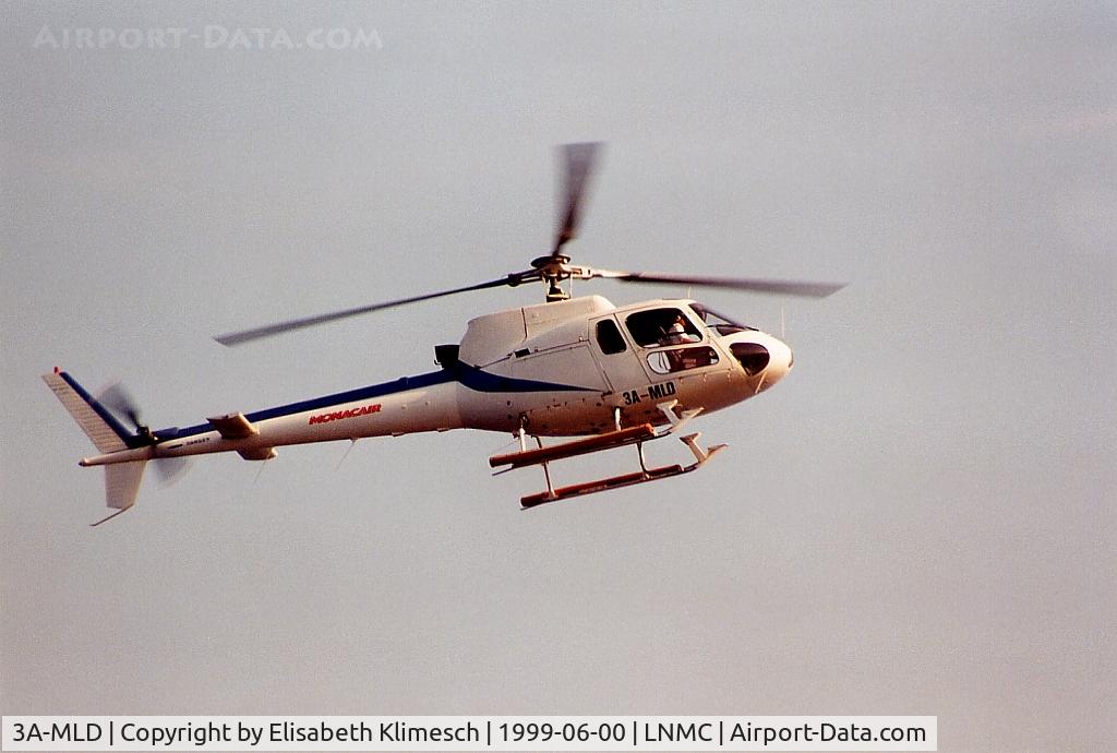 3A-MLD, 1980 Aérospatiale AS-350B Ecureuil C/N 1357, at Monaco Heliport