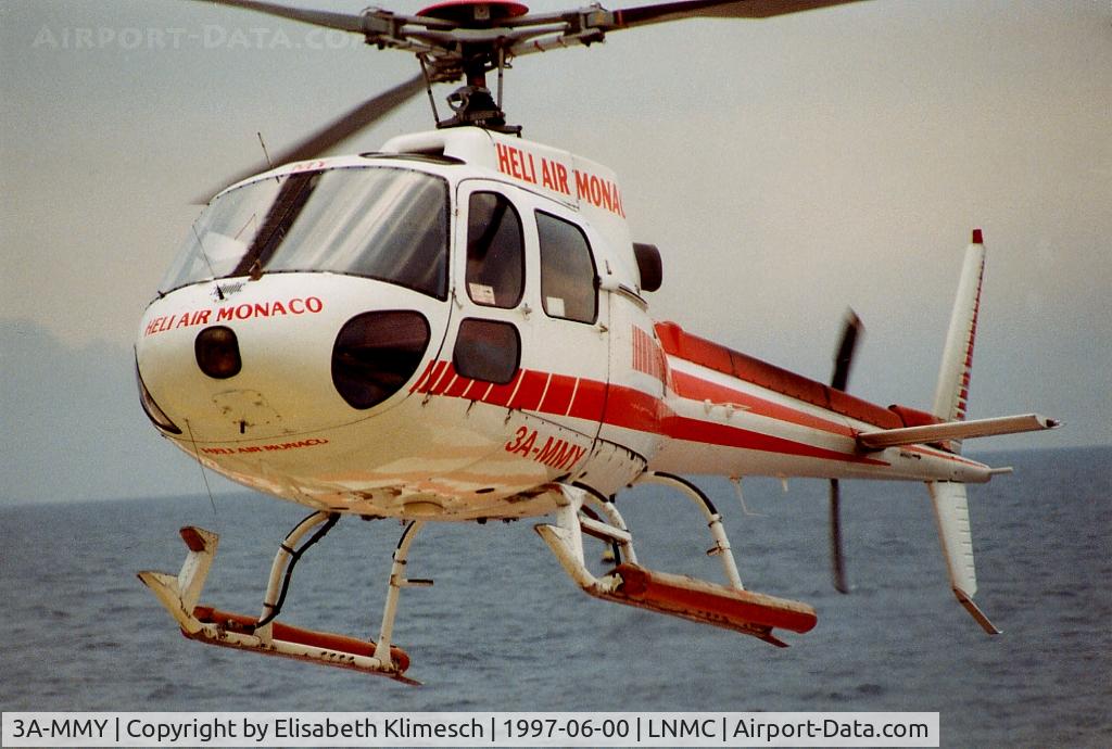 3A-MMY, Eurocopter AS-350B Ecureuil Ecureuil C/N 1835, at Monaco Heliport