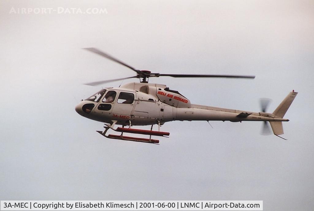 3A-MEC, 1983 Aérospatiale AS-355F-1 Ecureuil 2 C/N 5271, at Monaco Heliport