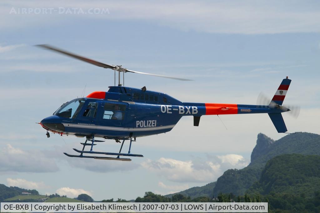 OE-BXB, Agusta AB-206B-3 JetRanger III C/N 8644, at Salzburg Airport