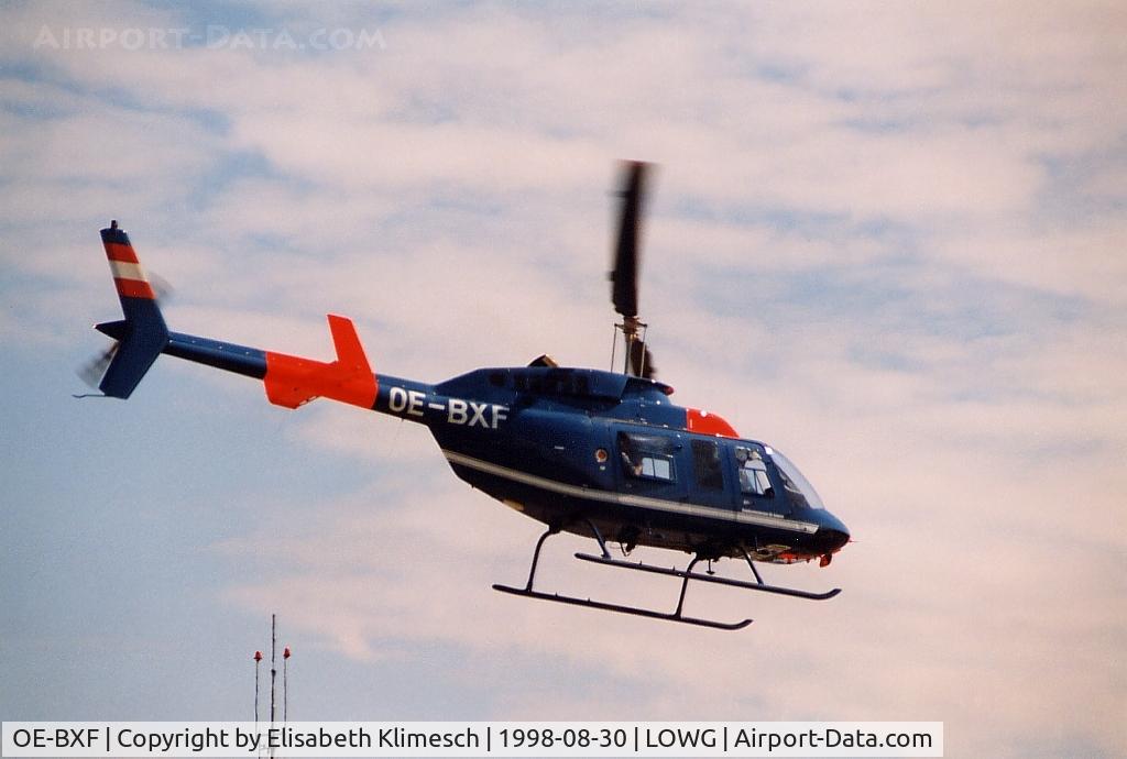 OE-BXF, 1984 Bell 206B Jet Ranger III C/N 51112, at Graz Airport