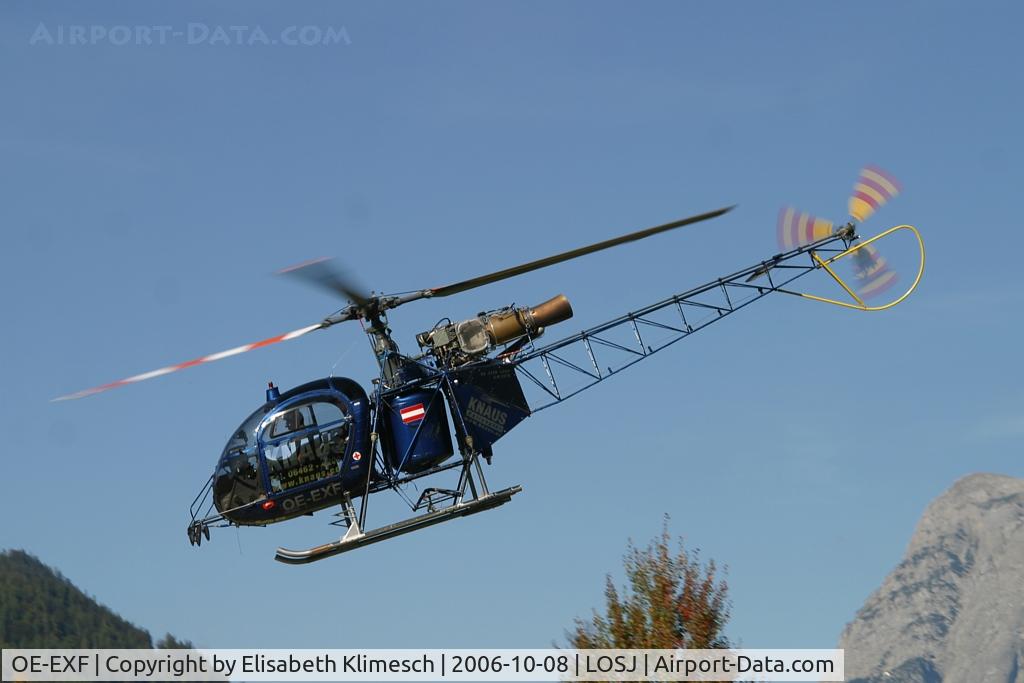 OE-EXF, Aerospatiale SA-315B Lama C/N 2278, at St.Johann/Pongau Heliport (LOSJ)