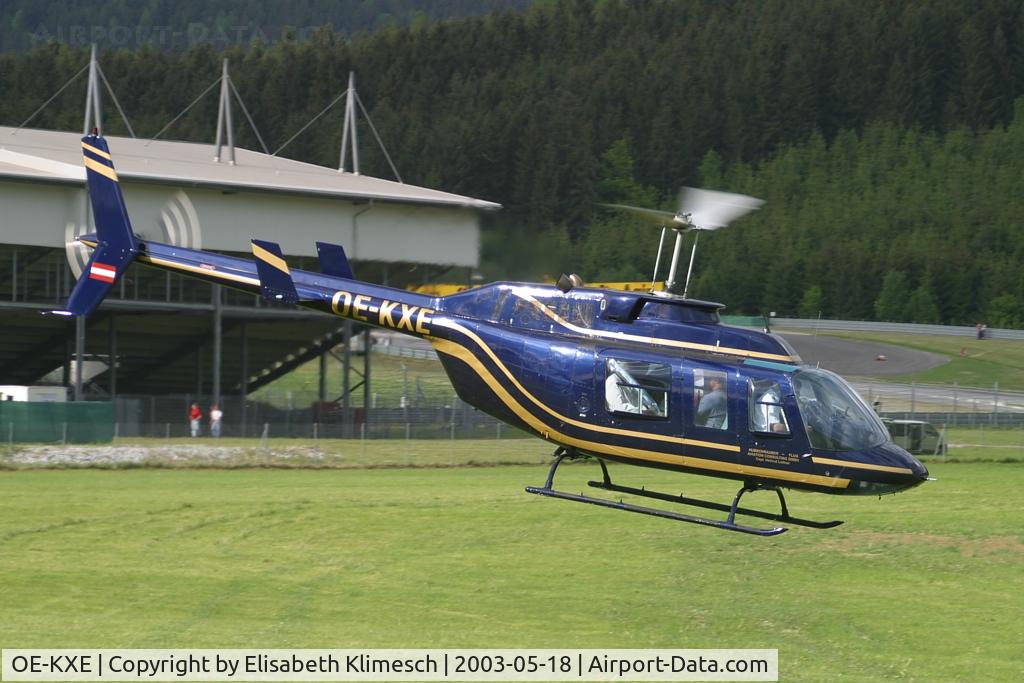 OE-KXE, Bell 206L LongRanger C/N 45028, at Formula 1 Grand Prix in Spielberg