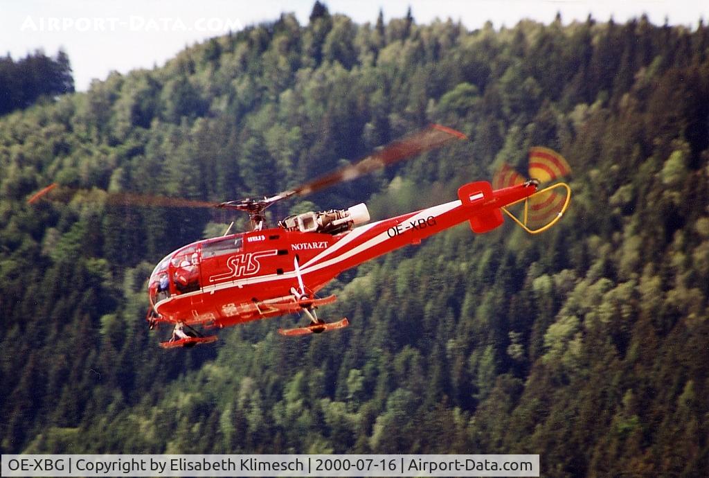 OE-XBG, 1978 Aerospatiale SA-316B Alouette III C/N 2361, at Formula 1 Grand Prix in Spielberg