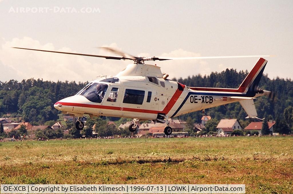 OE-XCB, Agusta A-109C C/N 7616, at Klagenfurt Airport