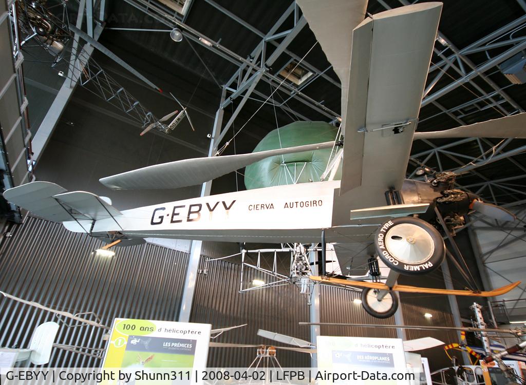 G-EBYY, 1928 Avro Cierva C-8L Mk2 C/N Not found G-EBYY, Preserved @ Le Bourget Museum