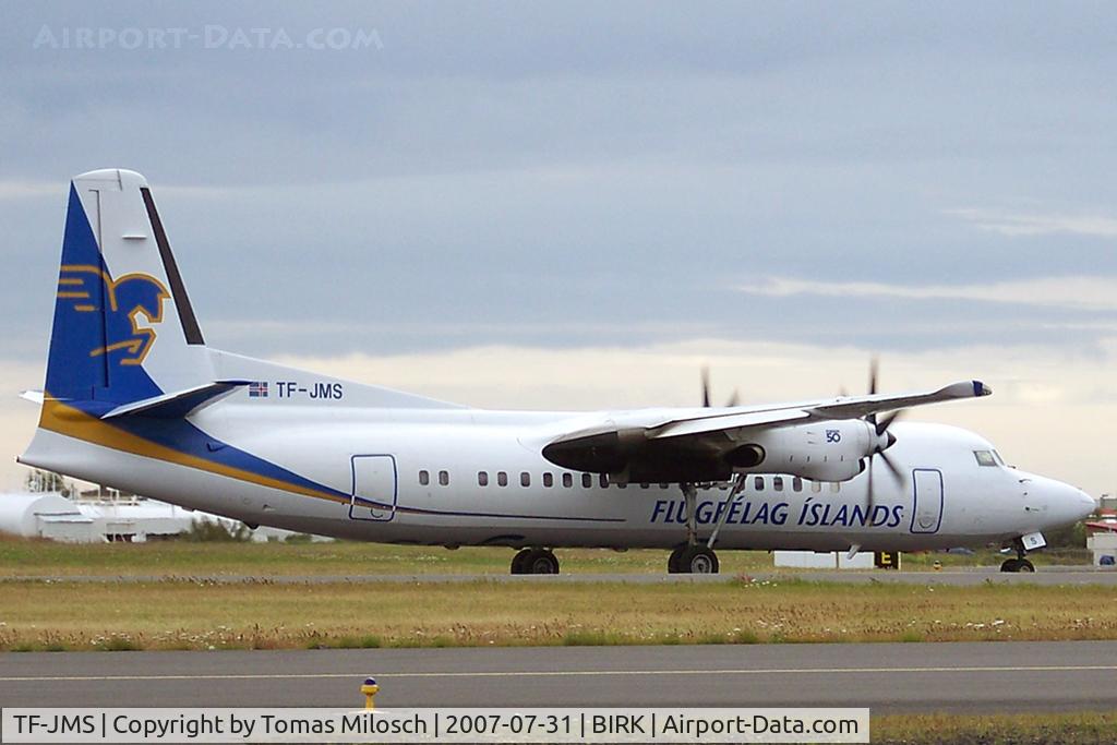 TF-JMS, 1992 Fokker 50 C/N 20244, 