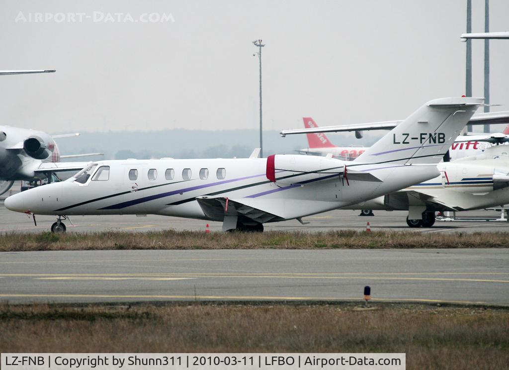 LZ-FNB, 2008 Cessna 525A CitationJet CJ2+ C/N 525A-0398, Parked at General Aviation area...