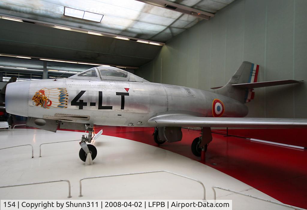 154, Dassault MD-450 Ouragan C/N 154, Preserved @ Le Bourget Museum