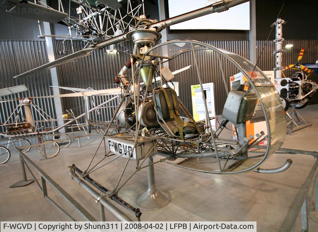 F-WGVD, Sud Aviation SO-1220 Djinn C/N 02, SO.1220 preserved @ Le Bourget Museum