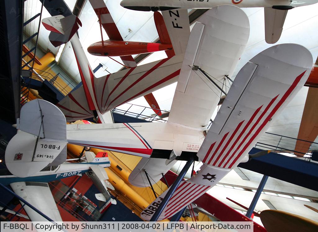 F-BBQL, Nord Stampe SV-4C C/N 149, Preserved @ Le Bourget Museum