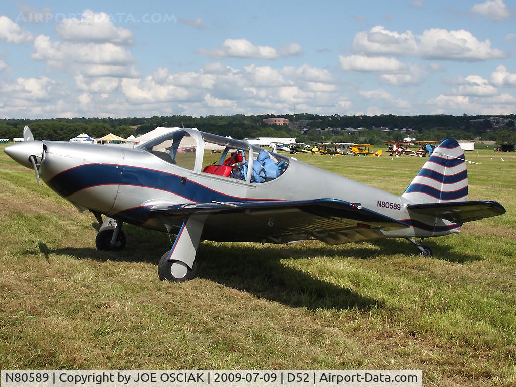 N80589, 1946 Universal Globe GC-1B Swift C/N 92, At Geneseo