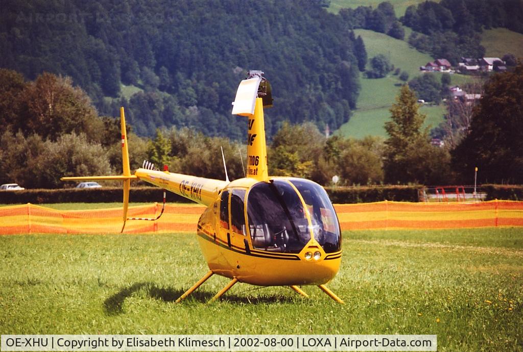 OE-XHU, 2002 Robinson R44 Raven C/N 1184, at Aigen im Ennstal Airfield