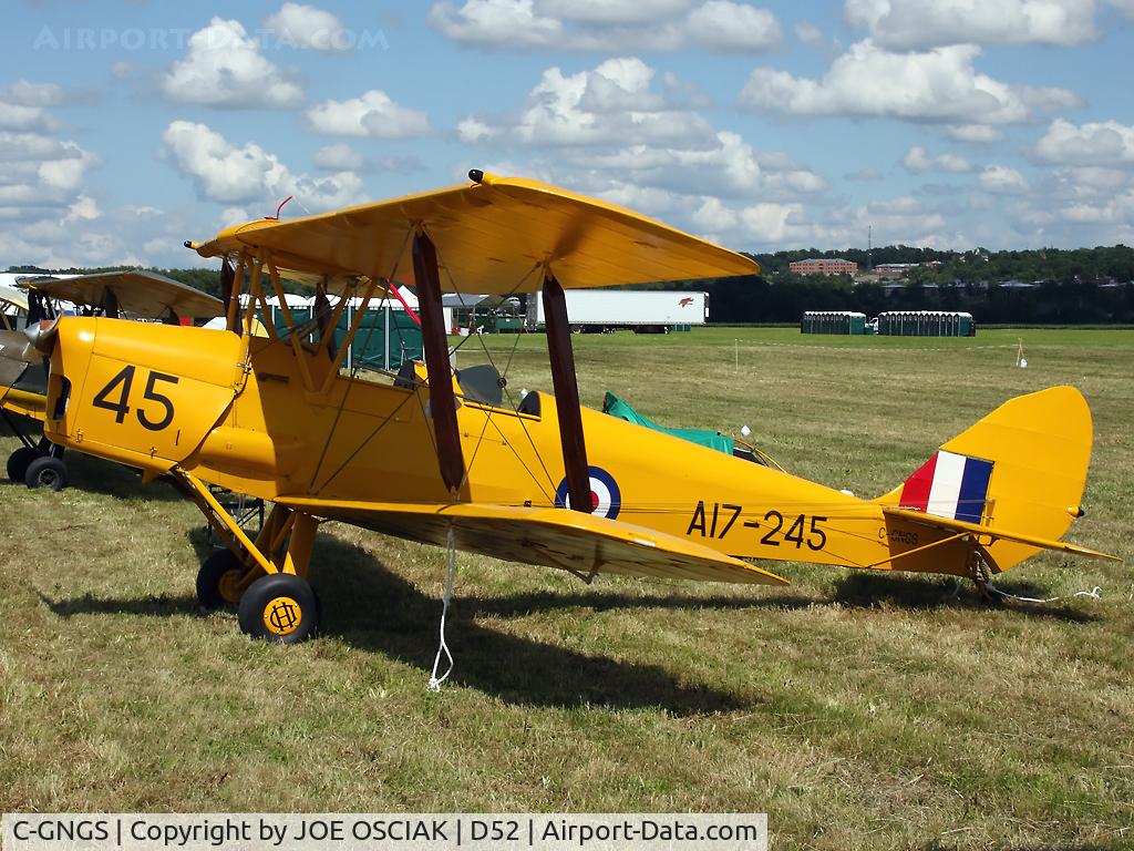 C-GNGS, 1958 De Havilland Australia DH-82A Tiger Moth C/N DHA264/MFC-403, at D52