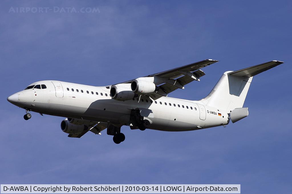 D-AWBA, 1989 British Aerospace BAe.146-300 C/N E3134, D-AWBA