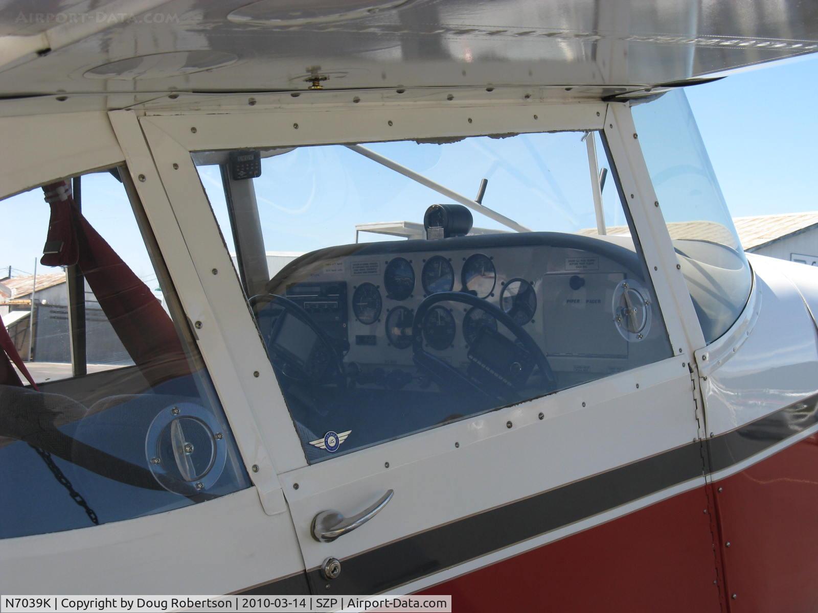 N7039K, 1950 Piper PA-20 Pacer C/N 20-147, 1950 Piper PA-20 SUPER PACER 150, Lycoming O-290 listed, panel