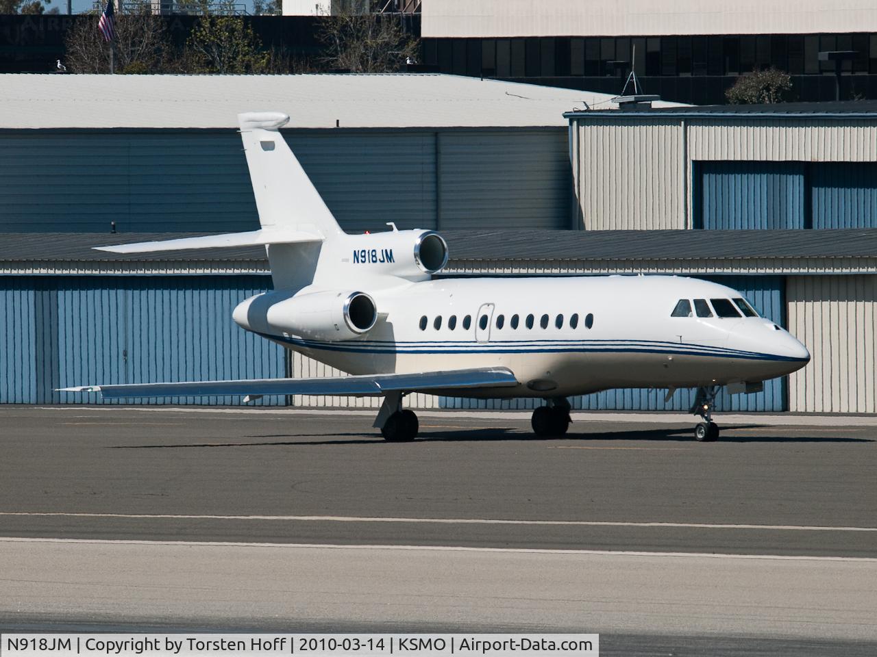 N918JM, 2008 Dassault Falcon 900EX C/N 199, N918JM taxiing