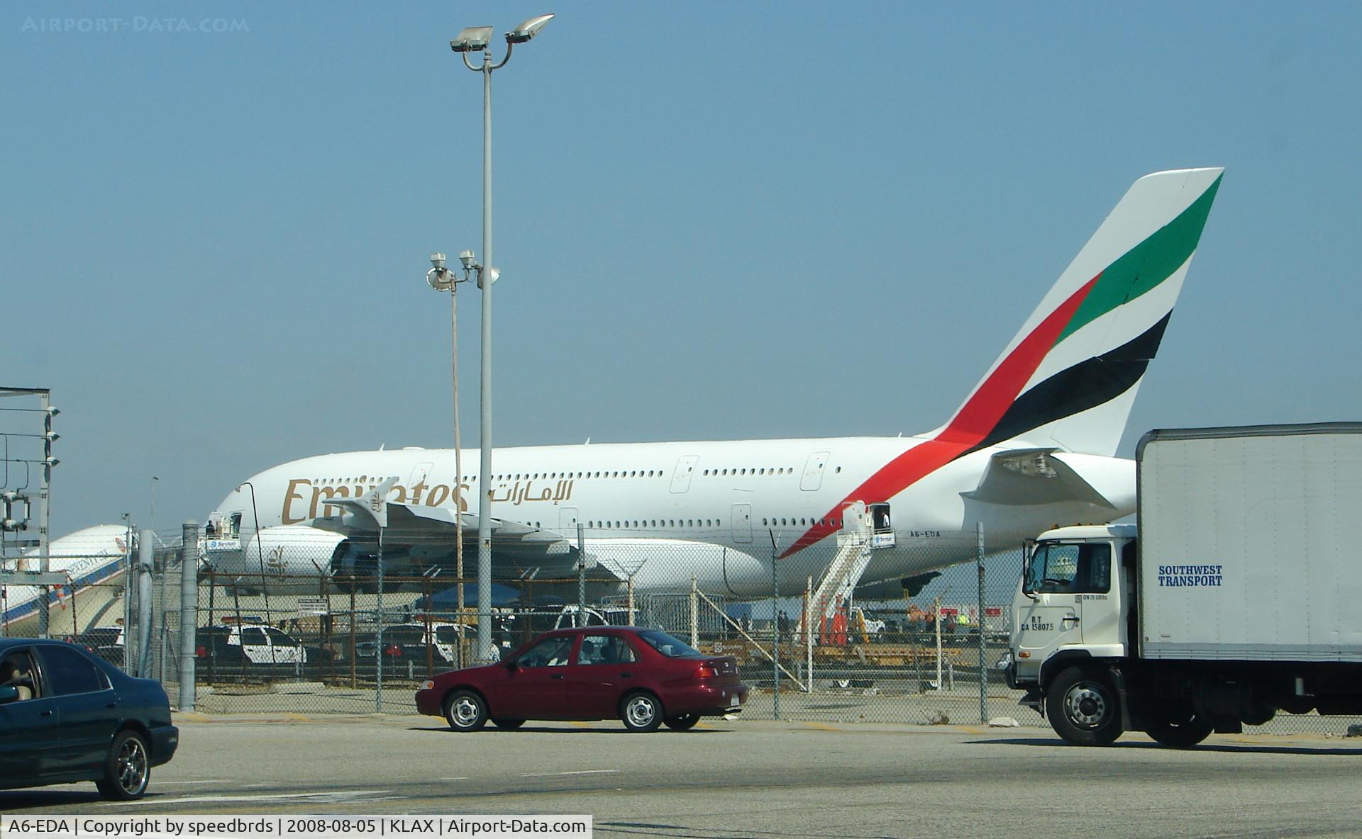 A6-EDA, 2007 Airbus A380-861 C/N 011, Emirates Airlines A380-861 on special visit to LAX