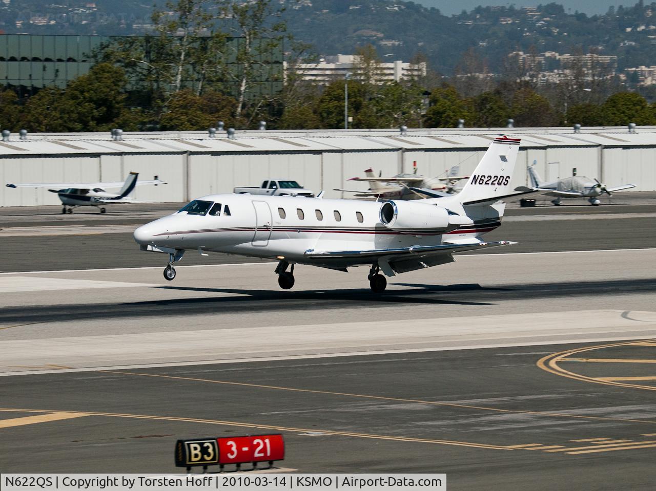 N622QS, 2002 Cessna 560XL Citation Excel C/N 560-5286, N622QS arriving on RWY 21