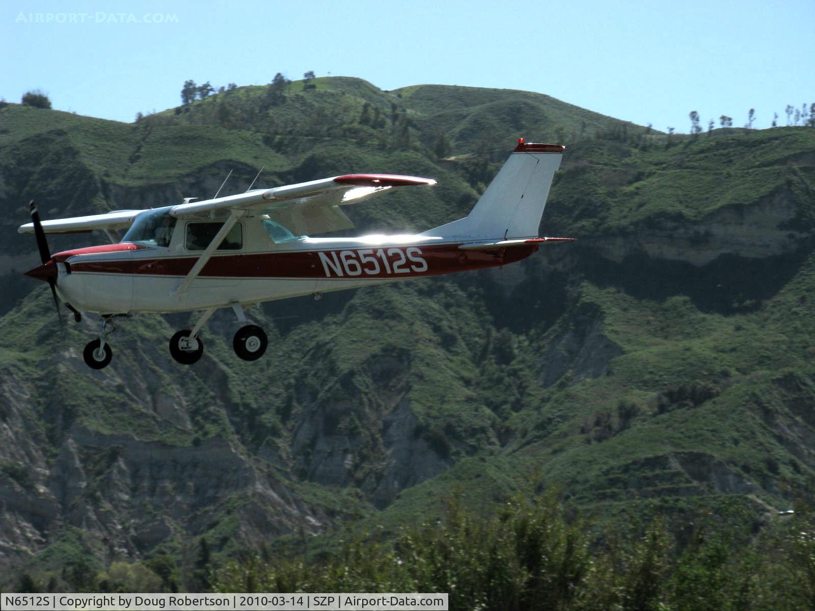 N6512S, 1967 Cessna 150H C/N 15067312, 1967 Cessna 150H, Continental O-200 100 Hp, on final Rwy 04