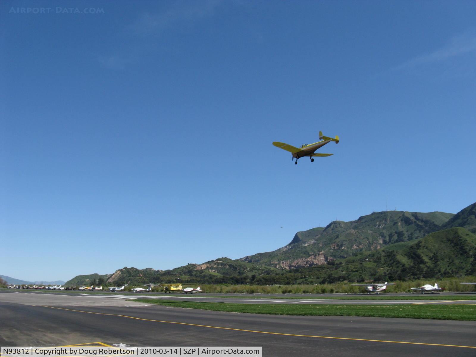 N93812, 1946 Erco 415C Ercoupe C/N 1135, 1946 ERCO ERCOUPE, Continental A&C75 75 Hp, on final Rwy 04