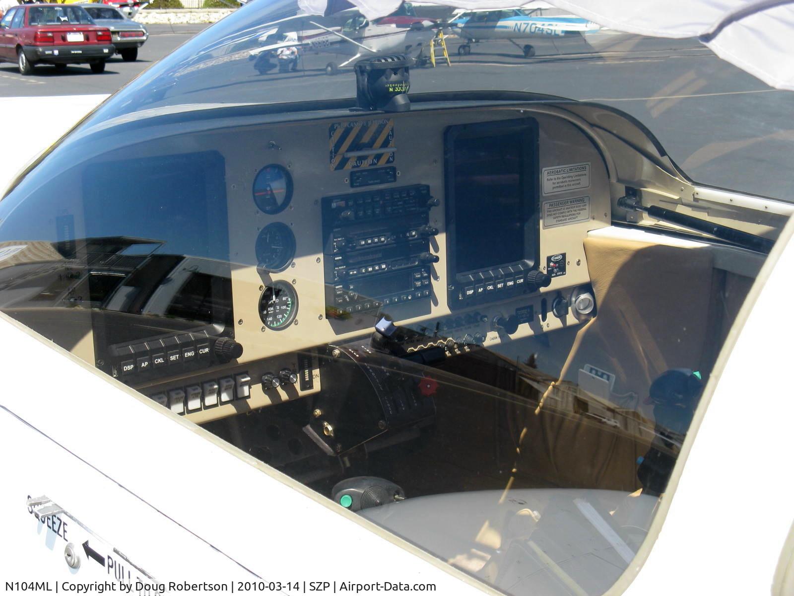 N104ML, 2006 Vans RV-10 C/N 40016, 2006 Chamberlain VAN's RV-10A, Lycoming IO-540-D4A5 260 Hp, glass panel