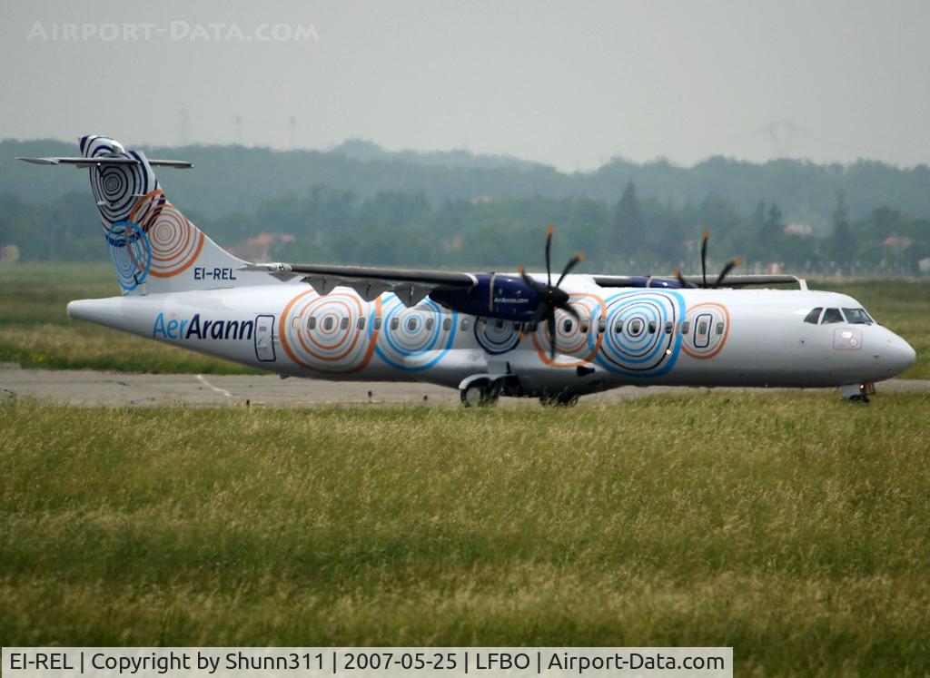 EI-REL, 2007 ATR 72-212A C/N 748, Ready for delivery flight...