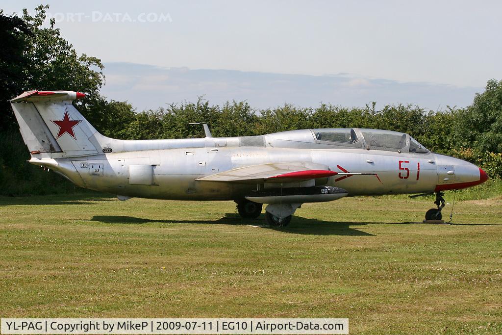 YL-PAG, Aero L-29 Delfin C/N 491273, Gate Guard at Breighton.
