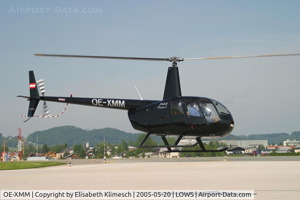 OE-XMM, 2004 Robinson R44 Raven C/N 1449, at Salzburg Airport